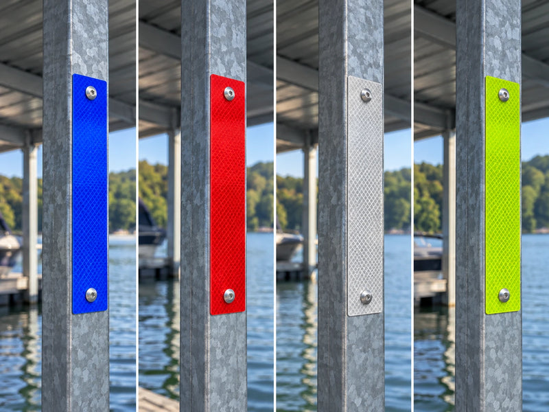 Reflective Post Reflectors — Set of 2