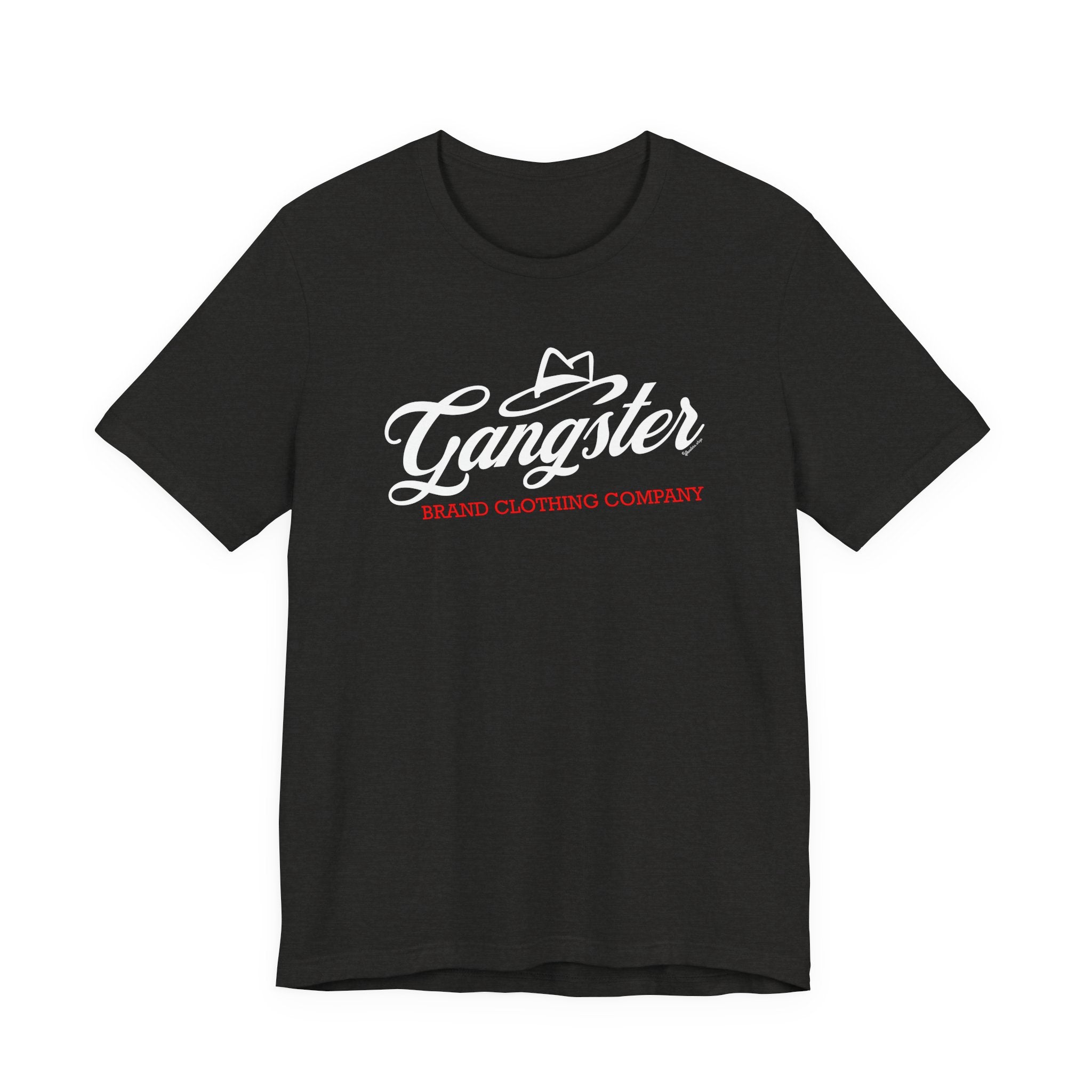 Gangster Brand Clothing Co. Graphic Tee — Script Logo Retro Hat T-Shirt