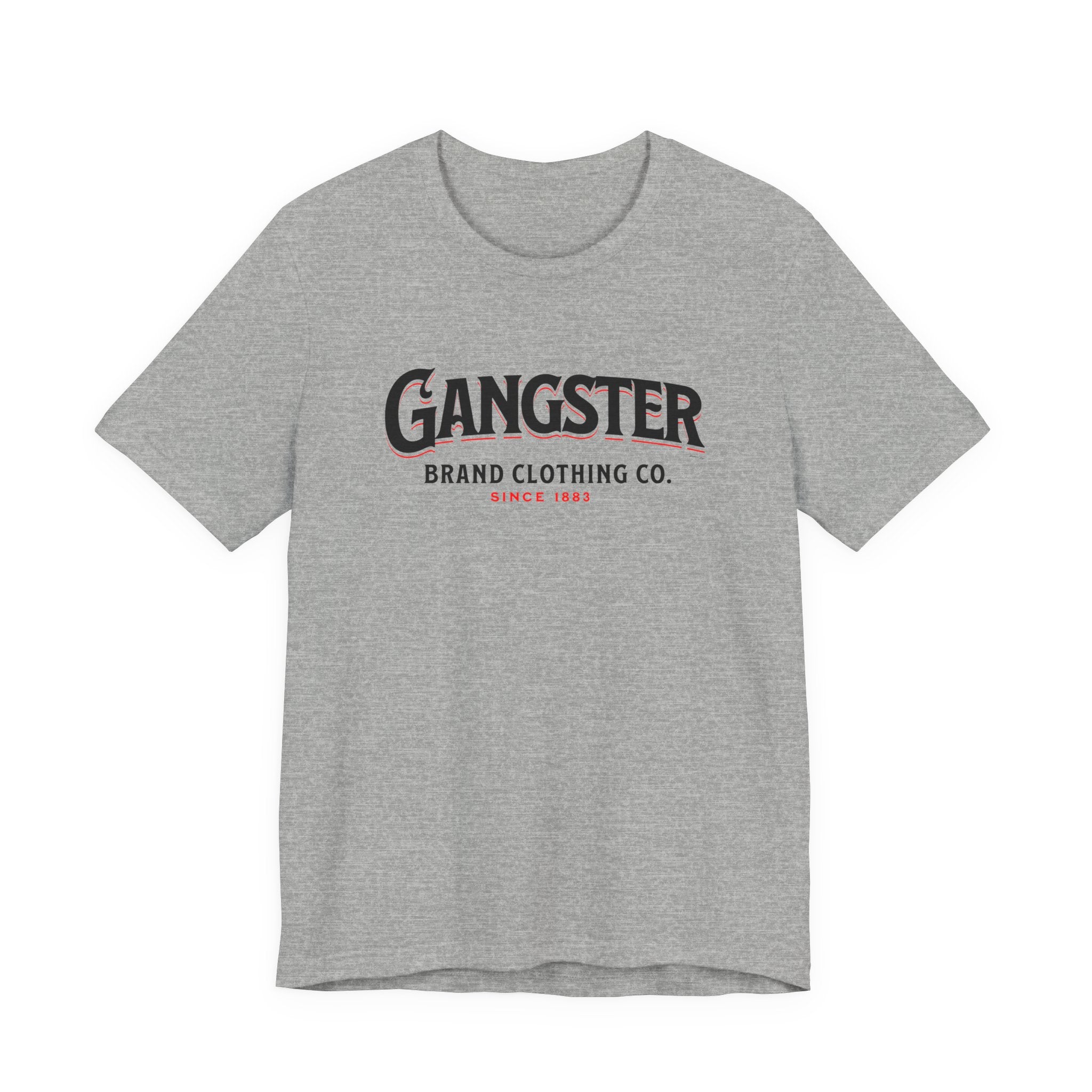 Gangster Brand Clothing Co. Tee Dark — Retro Fedora Logo Graphic T-Shirt
