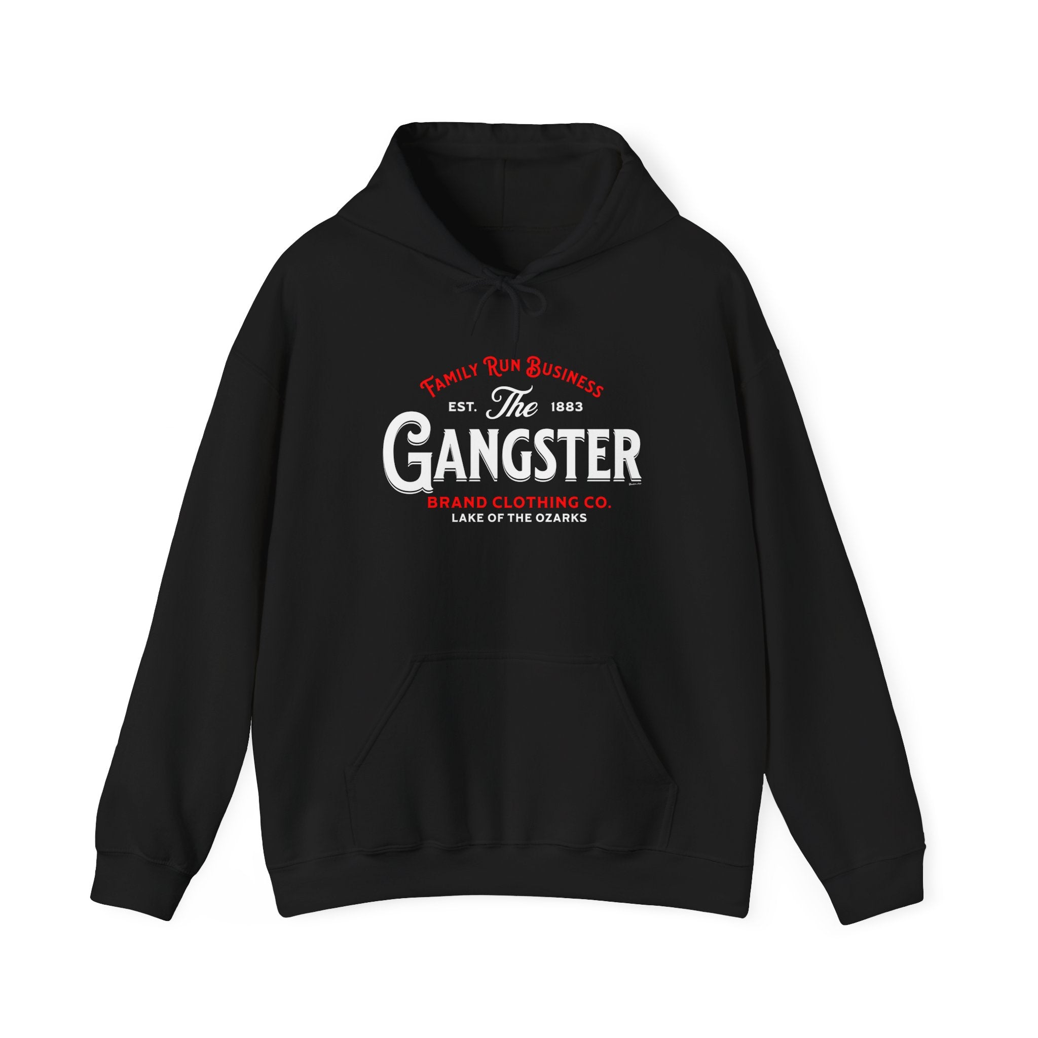 Gangster Brand Clothing Co. Hoodie — Vintage Brand Logo Pullover