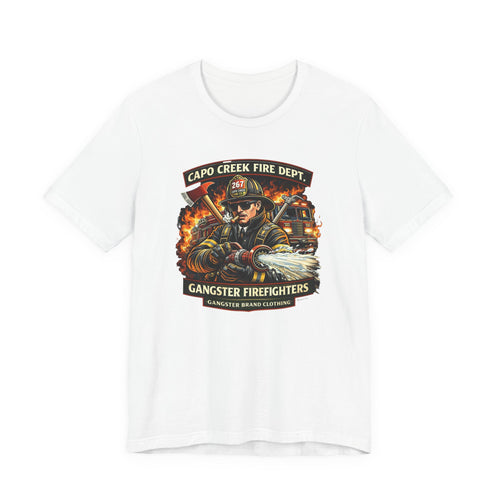 Firefighter Graphic Tee — "Capo Creek Fire Dept. Gangster Firefighters"