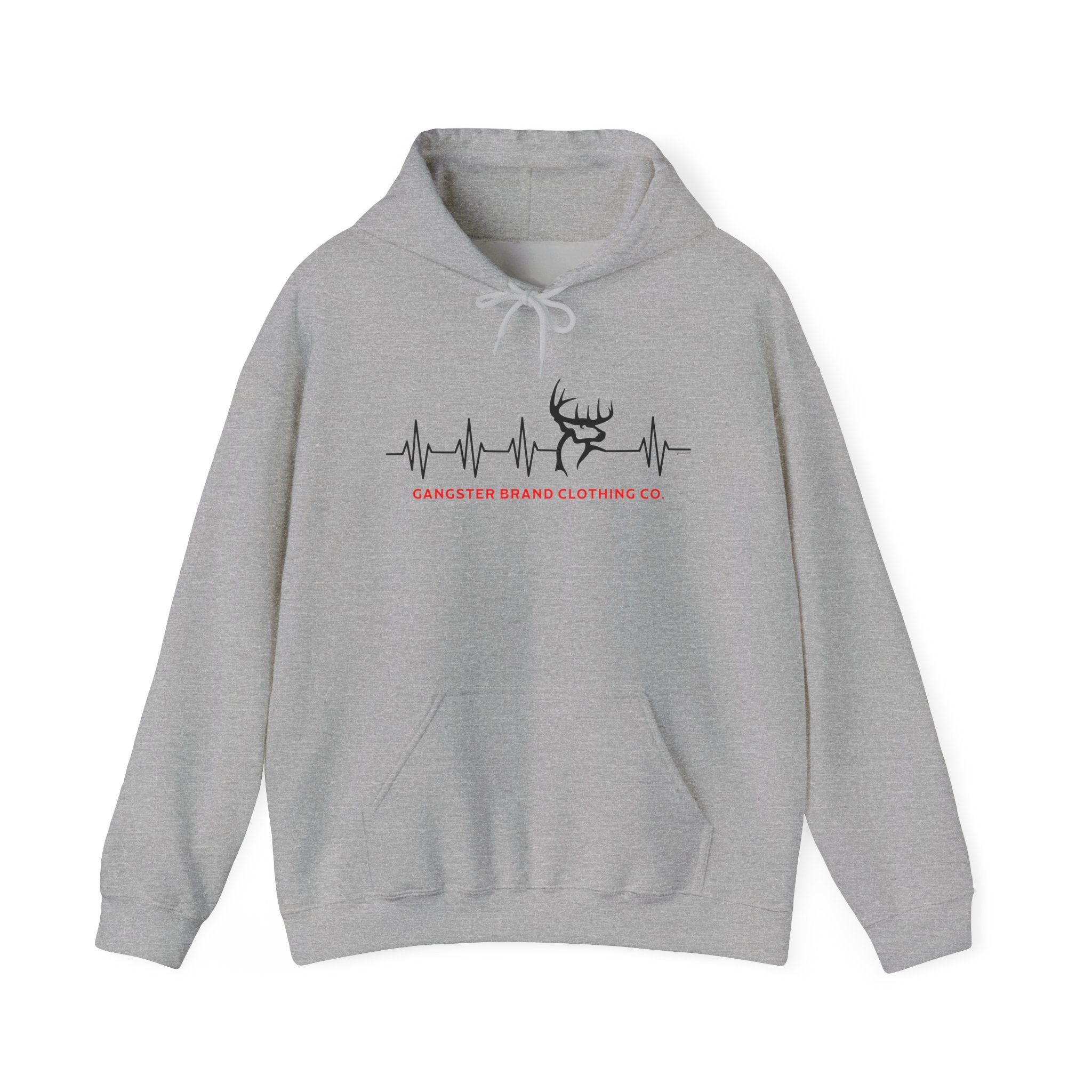 Gangster Brand Clothing Co. Deer Heartbeat Hoodie