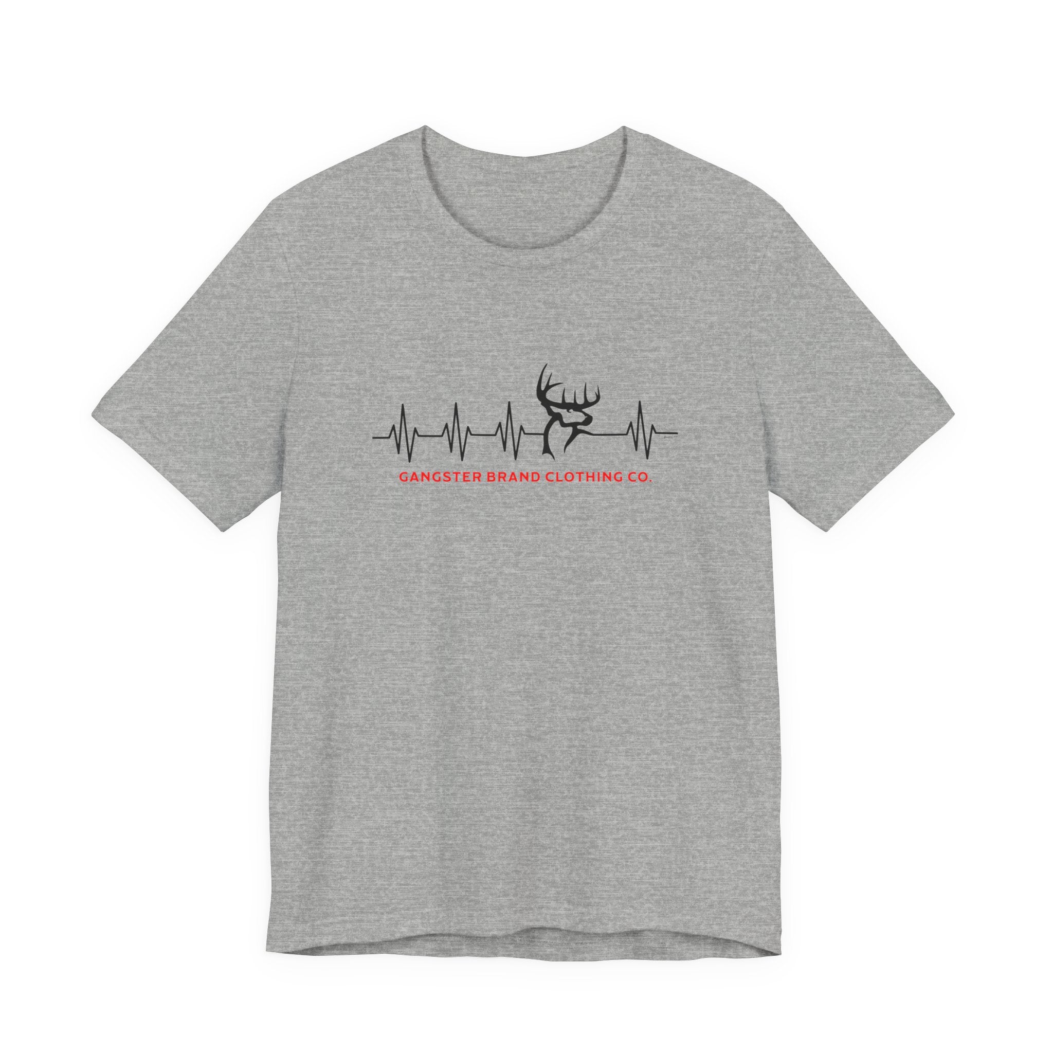 Ganster Brand Clothing Co. Deer Heartbeat T‑Shirt