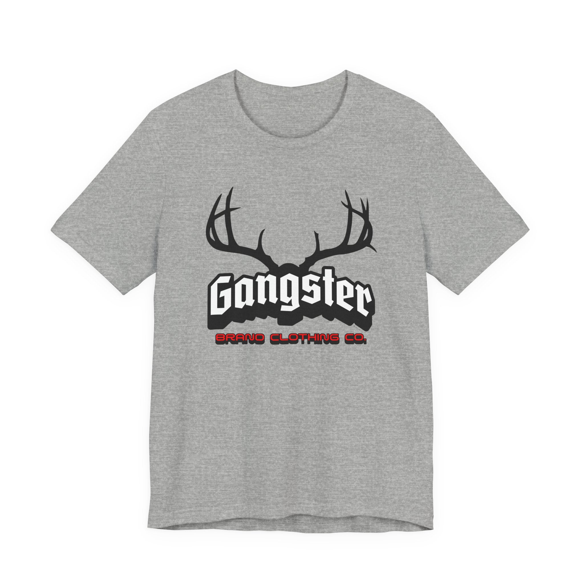 Gangster Antlers Tee — Graphic Deer Skull Shirt | Streetwear Hunting Vibe