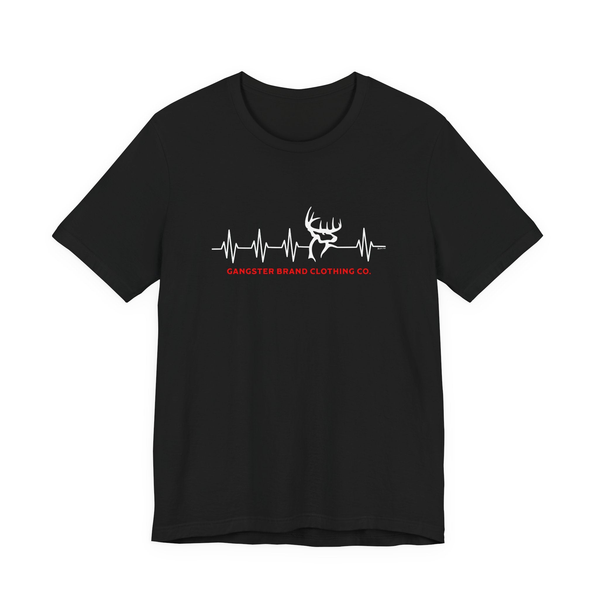 Ganster Brand Clothing Co. Deer Heartbeat T‑Shirt