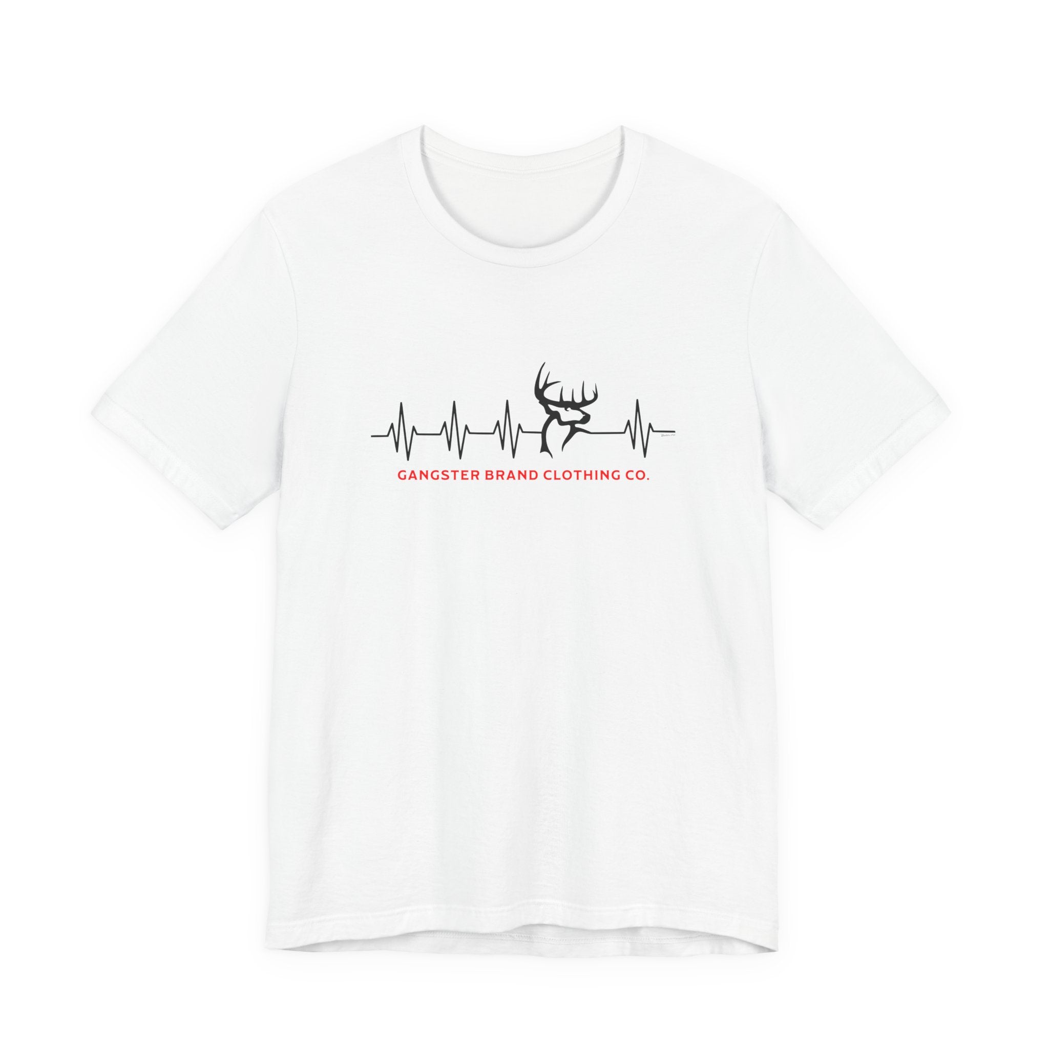 Ganster Brand Clothing Co. Deer Heartbeat T‑Shirt