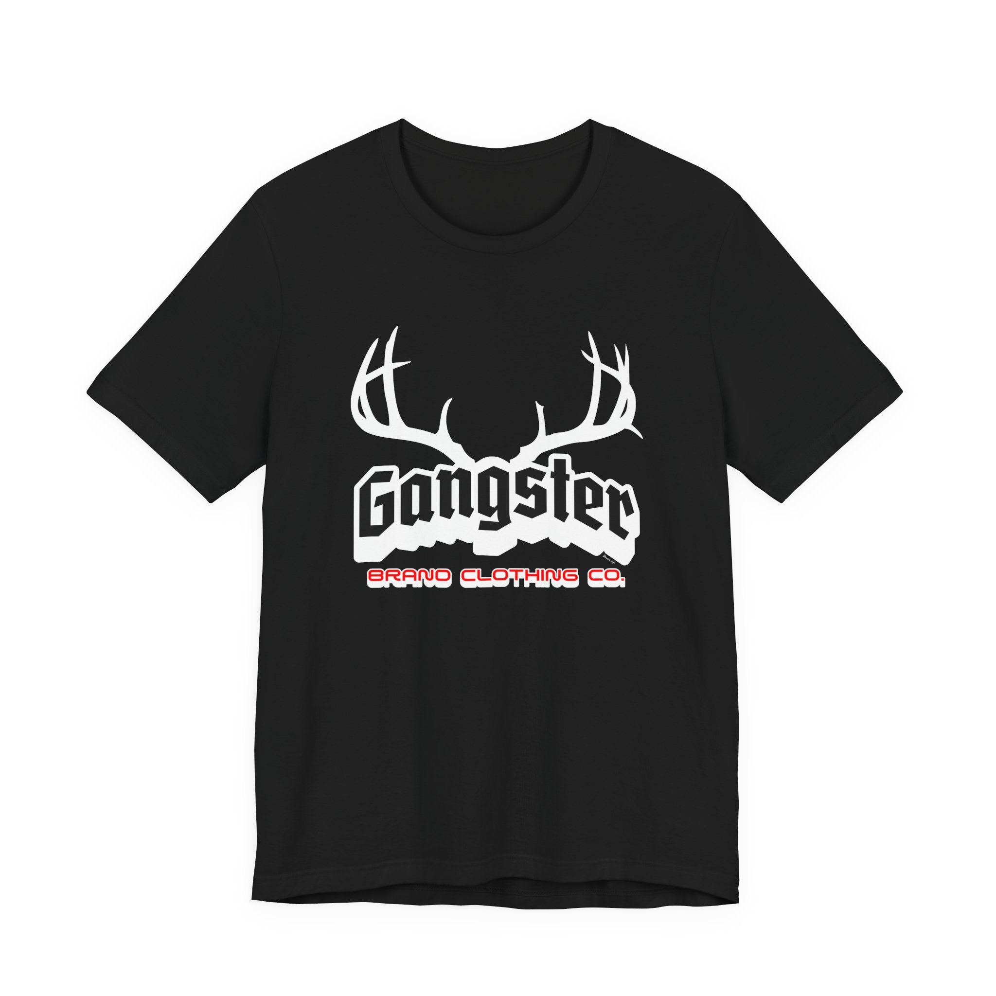Gangster Antlers Tee — Graphic Deer Skull Shirt | Streetwear Hunting Vibe