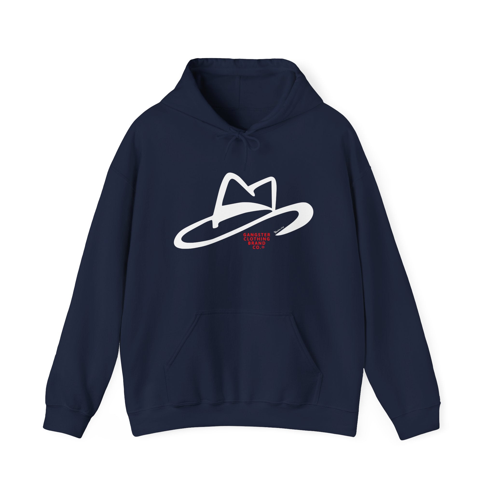 Gangster Brand Clothing Co. Hoodie — Retro Hat Graphic Pullover