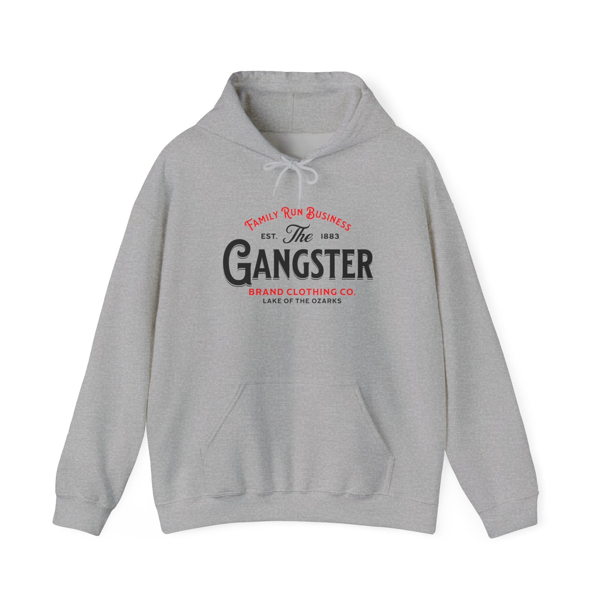Gangster Brand Clothing Co. Hoodie — Vintage Brand Logo Pullover