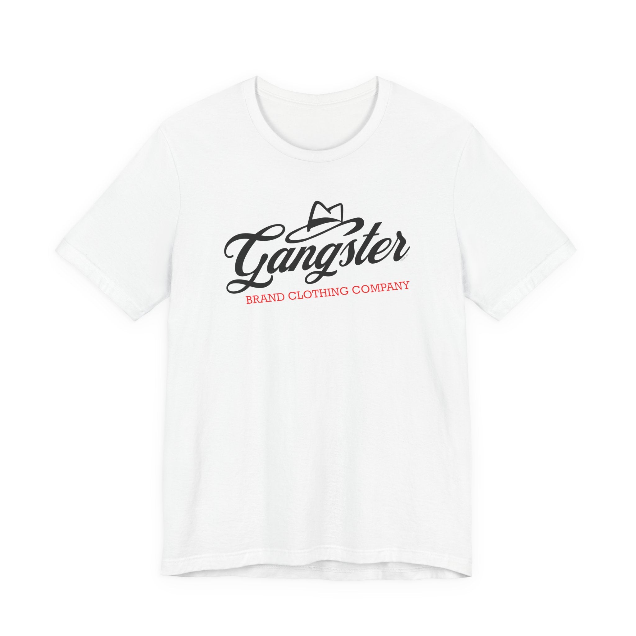 Gangster Brand Clothing Co. Graphic Tee — Script Logo Retro Hat T-Shirt