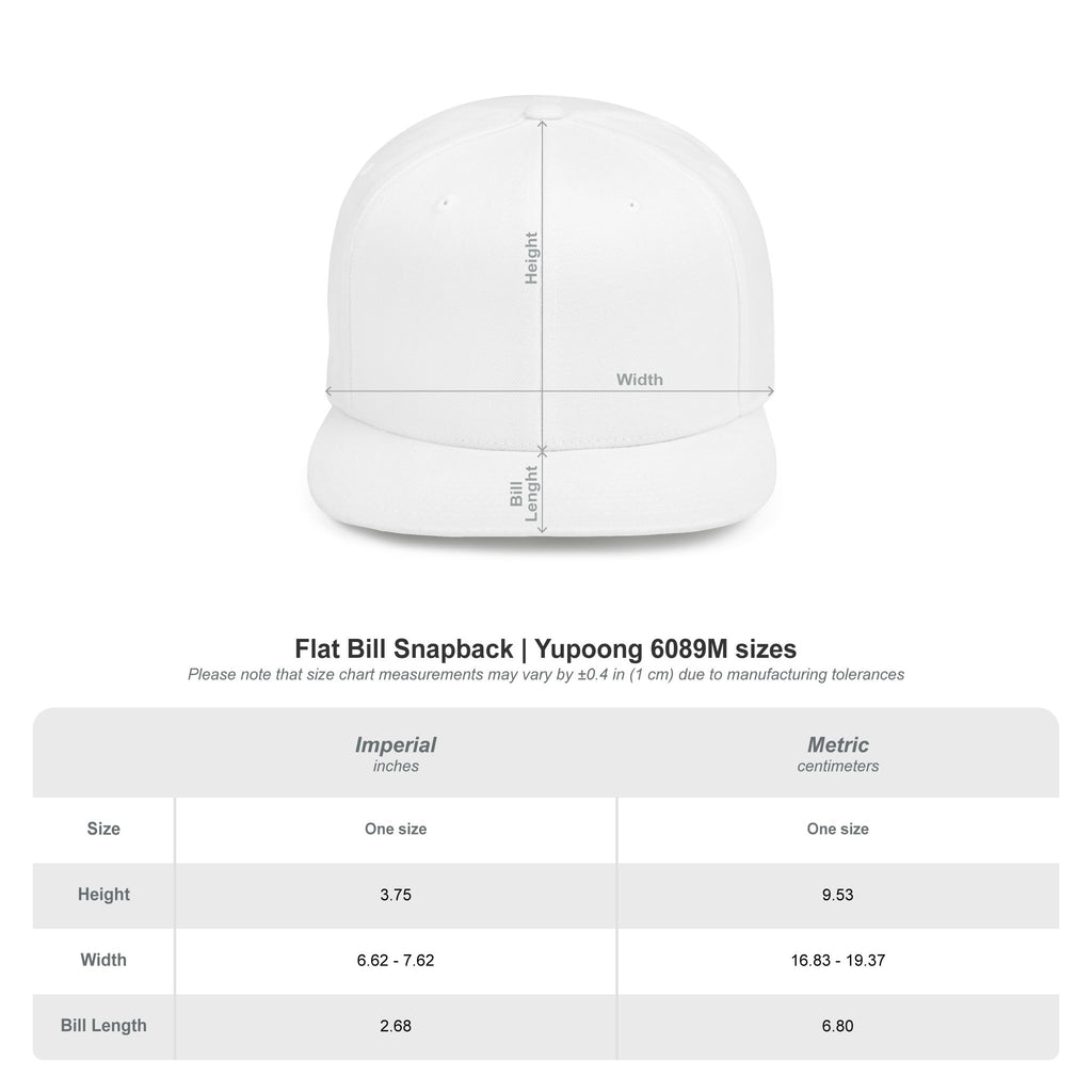 Gangster Brand Clothing Co. Flat Bill Snapback — Fedora Logo Streetwear Hat