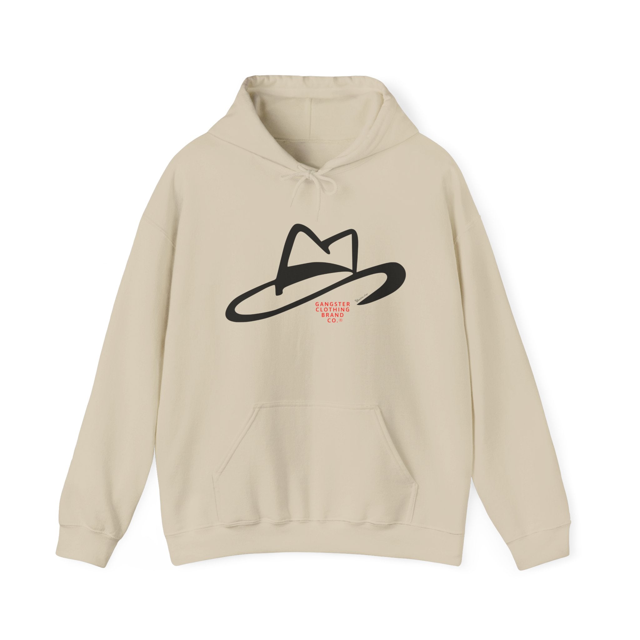 Gangster Brand Clothing Co. Hoodie — Retro Hat Graphic Pullover