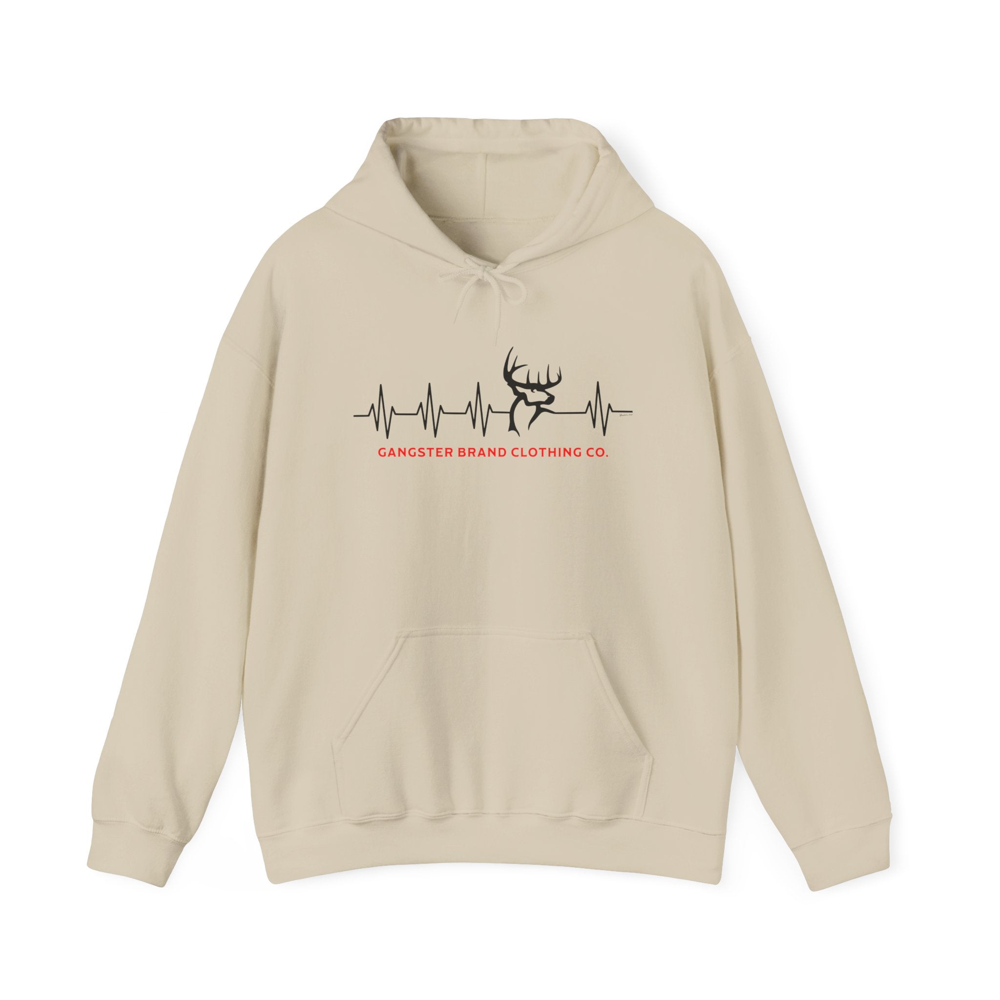 Gangster Brand Clothing Co. Deer Heartbeat Hoodie