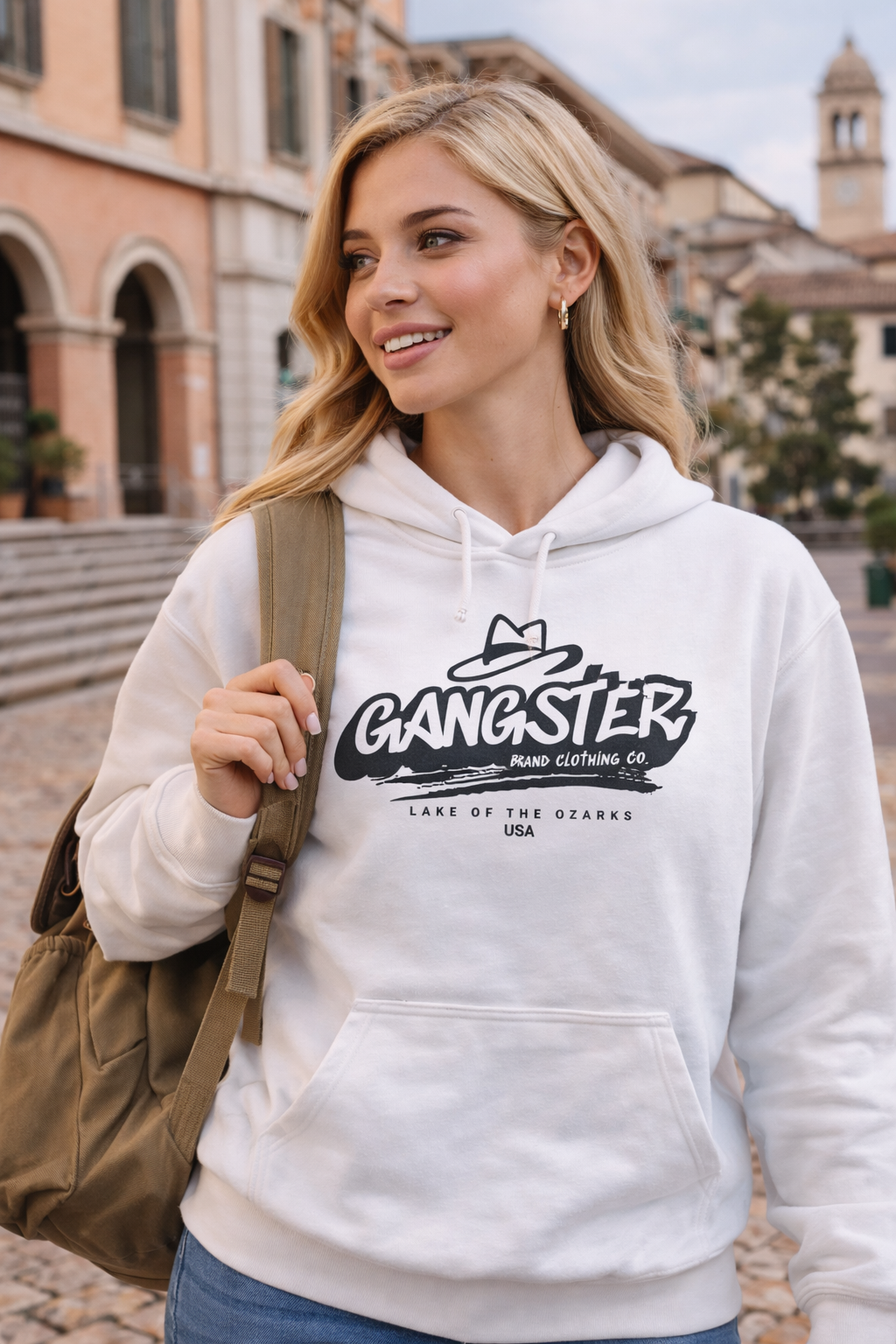 Gangster Brand Clothing Co. Hoodie — Retro Hat Streetwear Pullover