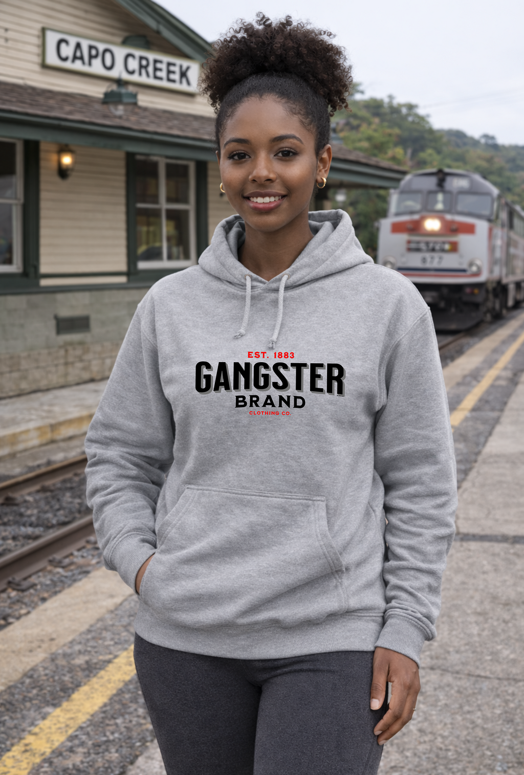 Gangster Brand Clothing Co. Hoodie – Classic Logo Streetwear Pullover