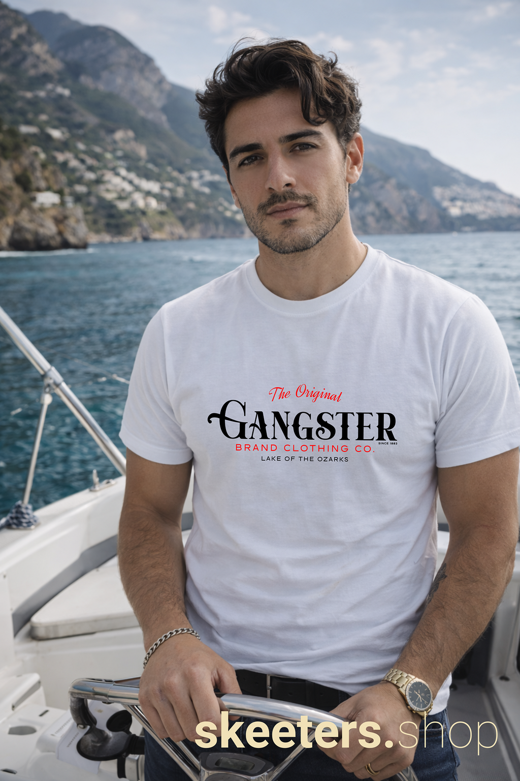 Gangster Graphic Tee — 'The Original Gangster' Vintage Logo T-Shirt