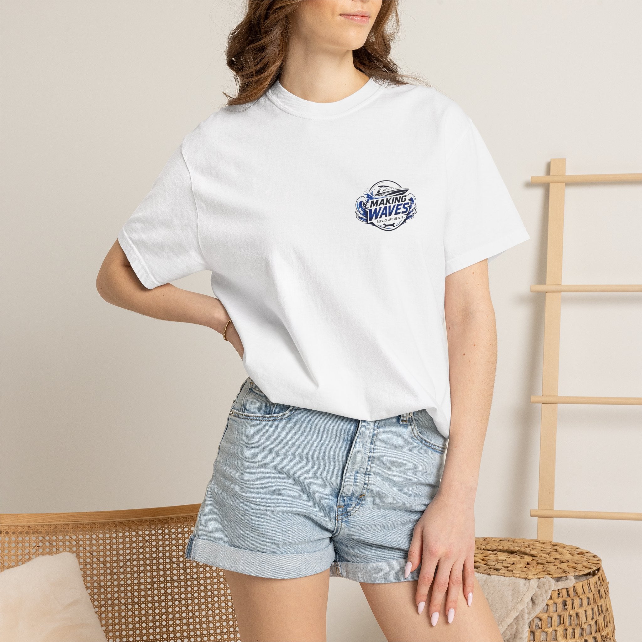 Making Waves T-Shirt — Nautical Boat Service & Repair Graphic Tee