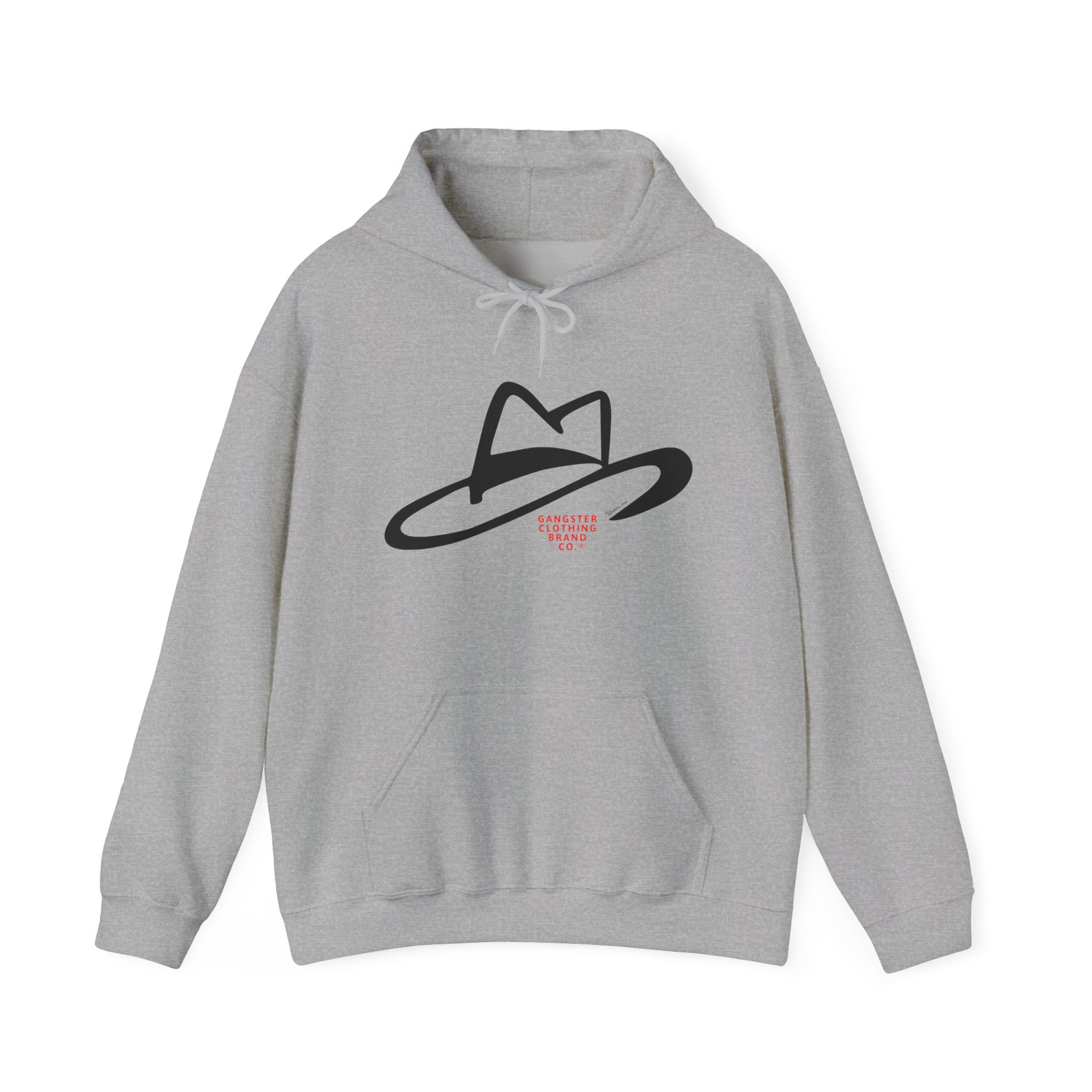 Gangster Brand Clothing Co. Hoodie — Retro Hat Graphic Pullover