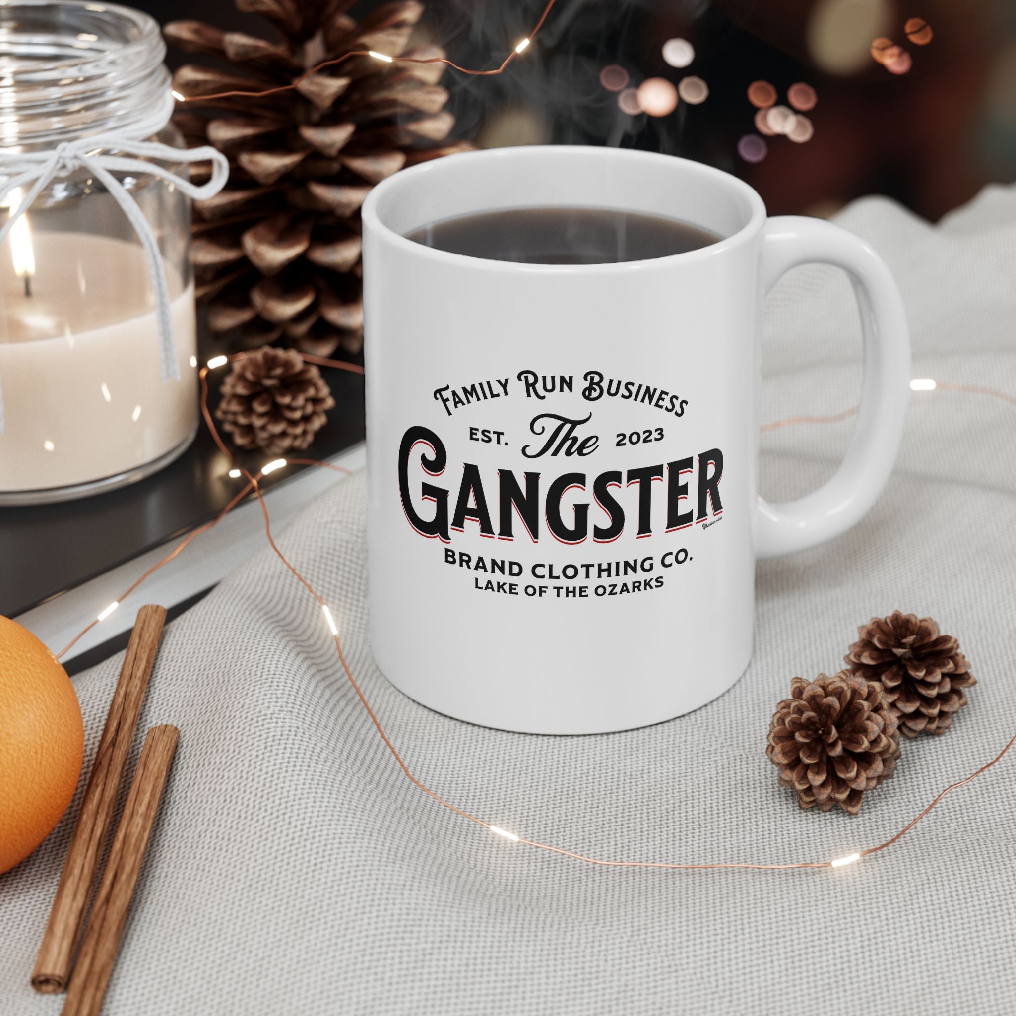 Skeeters.shop Logo Ceramic Mug (11oz & 15oz) — Branded Coffee Tea Cup