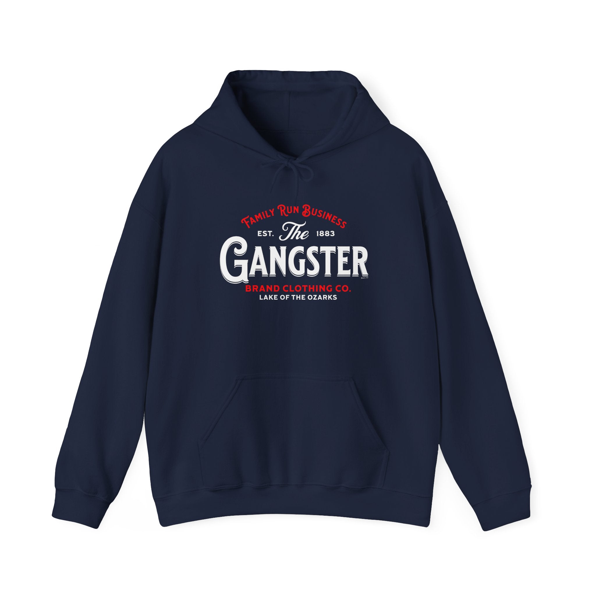 Gangster Brand Clothing Co. Hoodie — Vintage Brand Logo Pullover