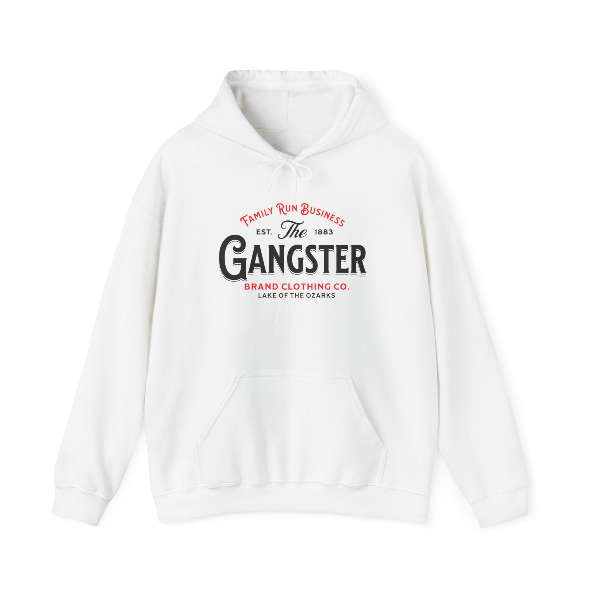 Gangster Brand Clothing Co. Hoodie — Vintage Brand Logo Pullover