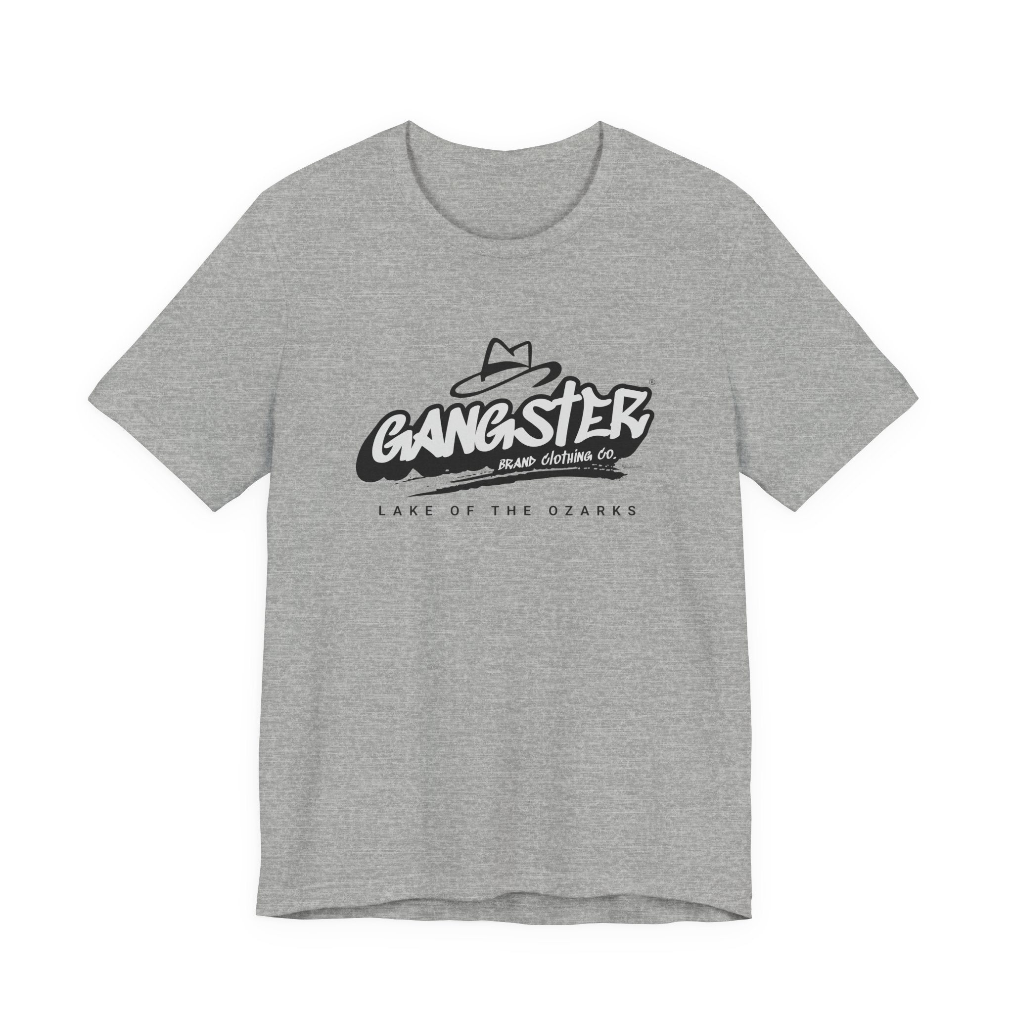 Gangster Graphic Tee - 'Gangster Brand Clothing Co. Lake of the Ozarks' Retro Logo T-Shirt