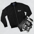 Gangster Brand Clothing Co. Logo Bomber Jacket — Men's Black Streetwear Jacket
