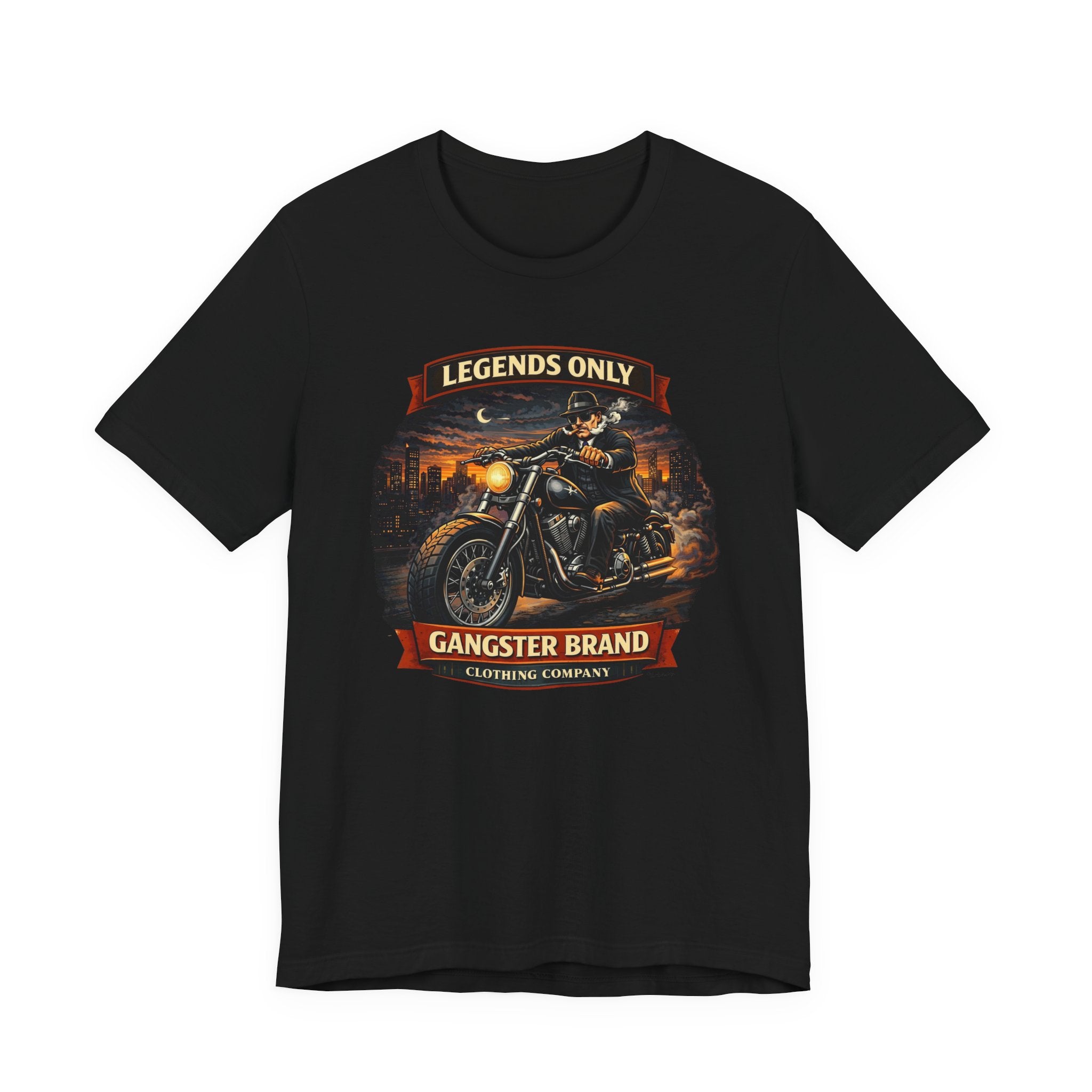 Legends Only Motorcycle Tee — “Gangster Brand” Biker Graphic Shirt