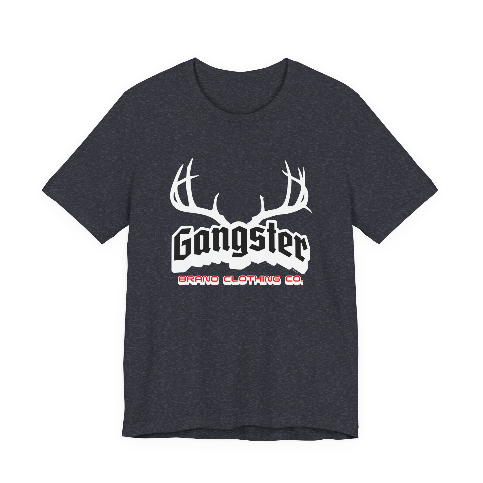 Gangster Antlers Tee — Graphic Deer Skull Shirt | Streetwear Hunting Vibe