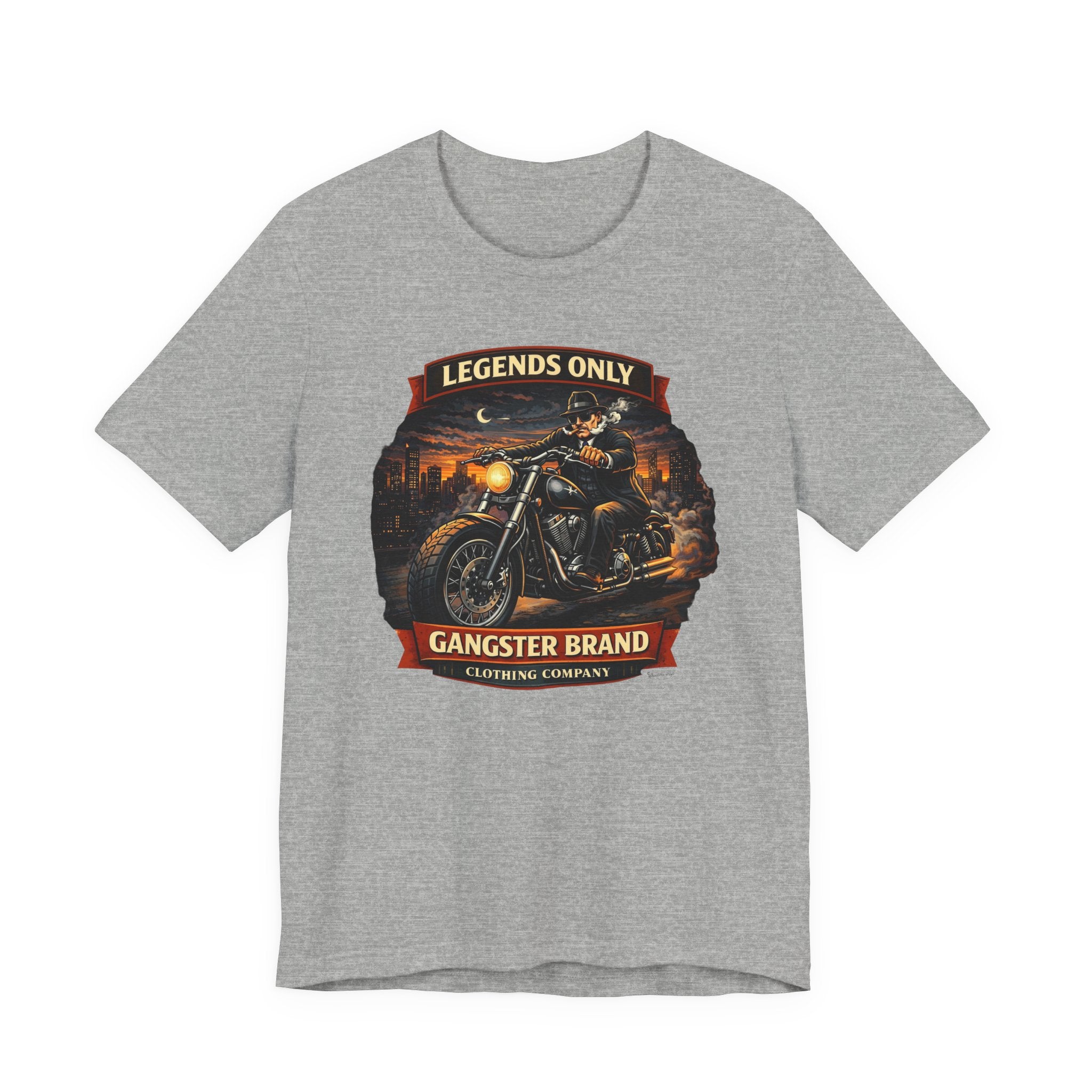 Legends Only Motorcycle Tee — “Gangster Brand” Biker Graphic Shirt