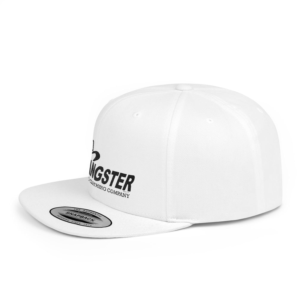 Gangster Brand Clothing Co. Flat Bill Snapback — Fedora Logo Streetwear Hat