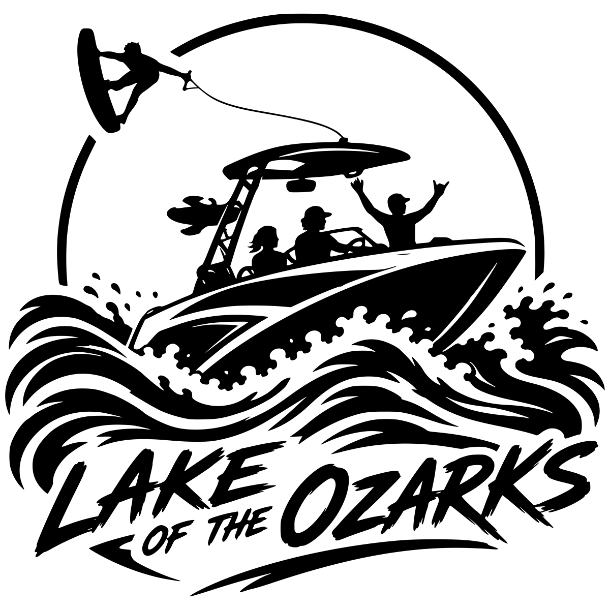 Wake Boat LOZ Decal